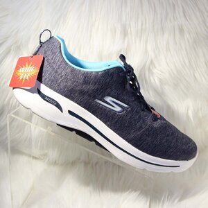 Skechers Go Walk Arch Fit Navy Sneakers Shoes New Old Stock -  Women's  13 Wide